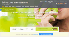 Desktop Screenshot of de.hotelciutatdemontcada.com