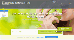 Desktop Screenshot of hotelciutatdemontcada.com
