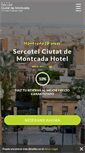 Mobile Screenshot of hotelciutatdemontcada.com